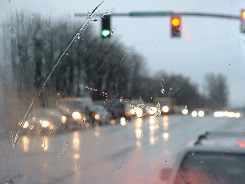 Defroster + Windshield Wipers = Clear View